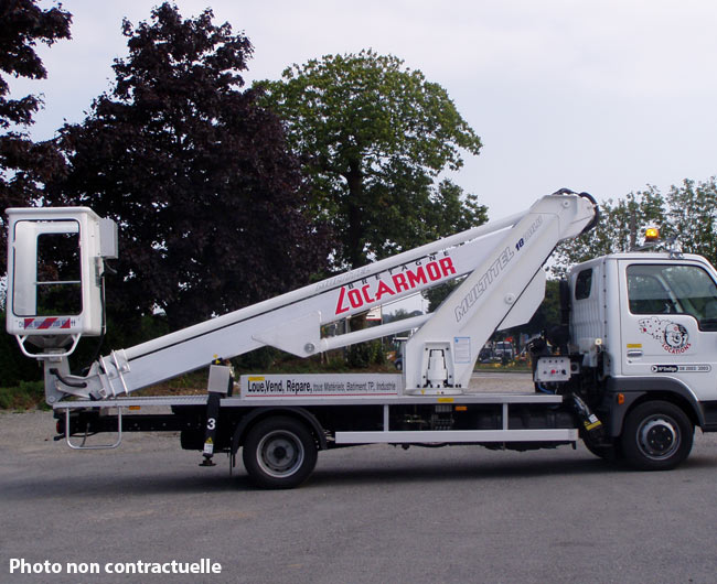 location nacelle porteur VL vannes