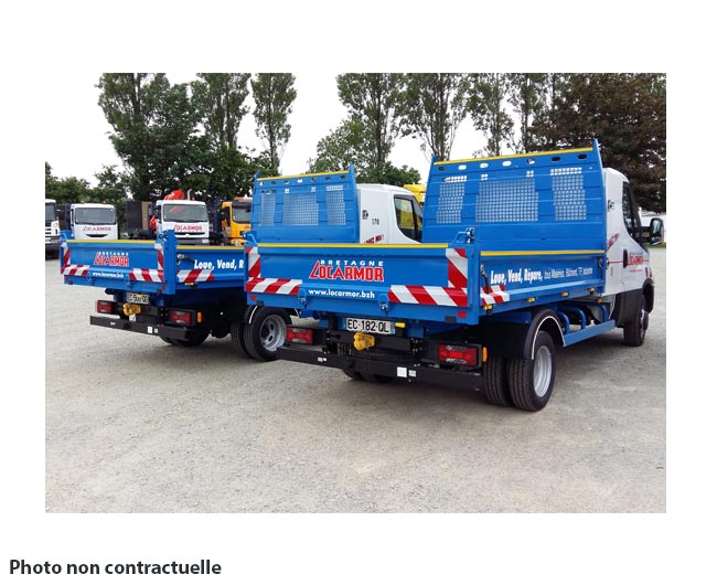 location camion benne avec coffre quimper