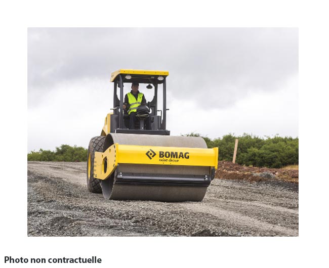 Compacteurs auto portés bomag v2 terrassement 8,8T