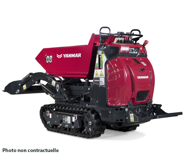 transporteur sur chenille c08 yanmar